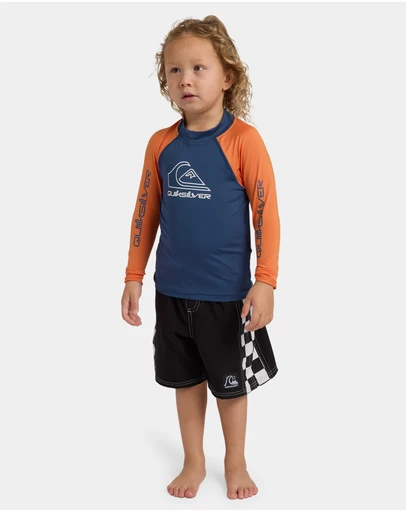 Quiksilver - Boys 2 to 7 On Tour Long Sleeve Rashguard