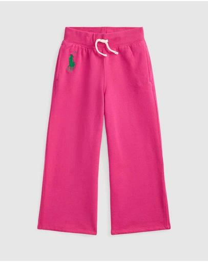 Polo Ralph Lauren - Big Pony Fleece Wide-Leg Sweatpants - Kids