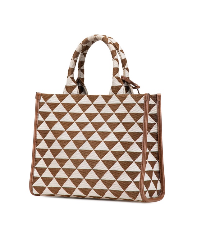 Pre-Loved by Azura Reborn - Pre-Loved prada Triangle Jacquard Tote