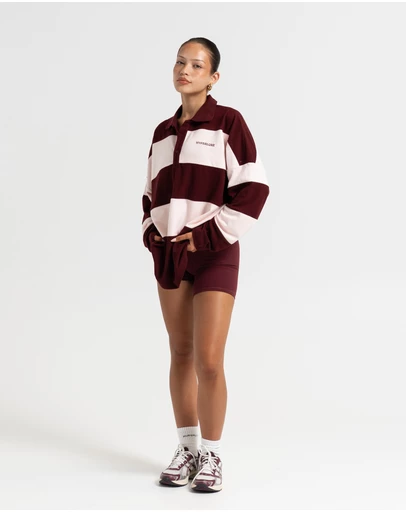 HyperLuxe The Label - Cosy Rugby Polo Shirt