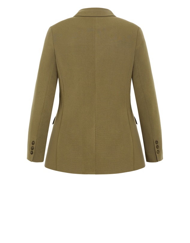 City Chic - Plus size Tori Blazer - olive