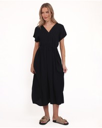 Petal & Pup - Orly Midi Dress - Black