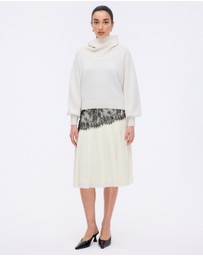 Minima Esenciales - Rian Wool Cashmere Funnel Neck Jumper
