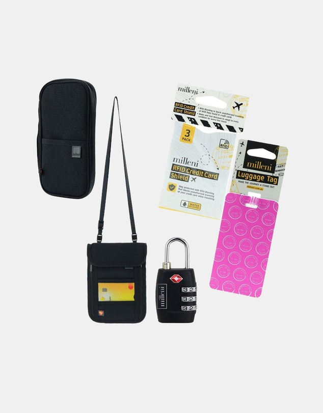Milleni - Milleni Travel Safe & Secure Travel Essentials Pack