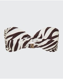 Vacay Swimwear - Positano Top Zebra Brown