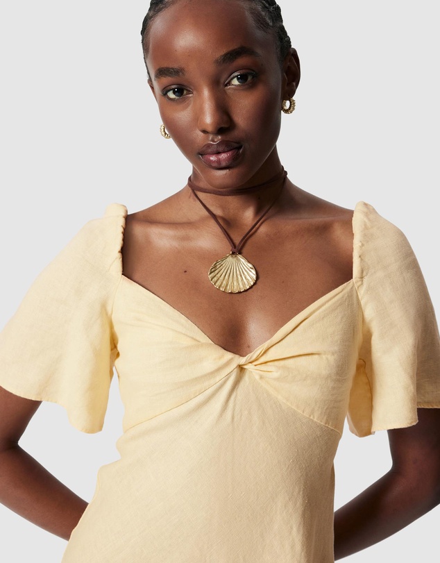 & Other Stories - Linen Midi Dress