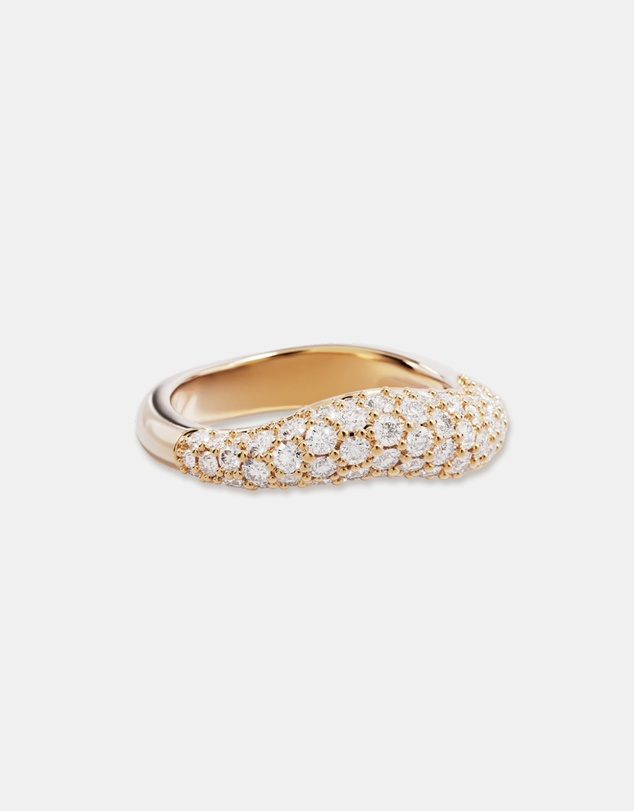 By Charlotte - Crystal Wave Ring