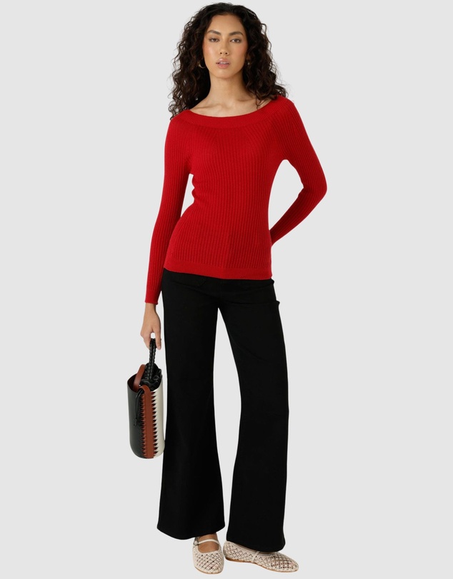 SACHA DRAKE - Claire Knit In Red