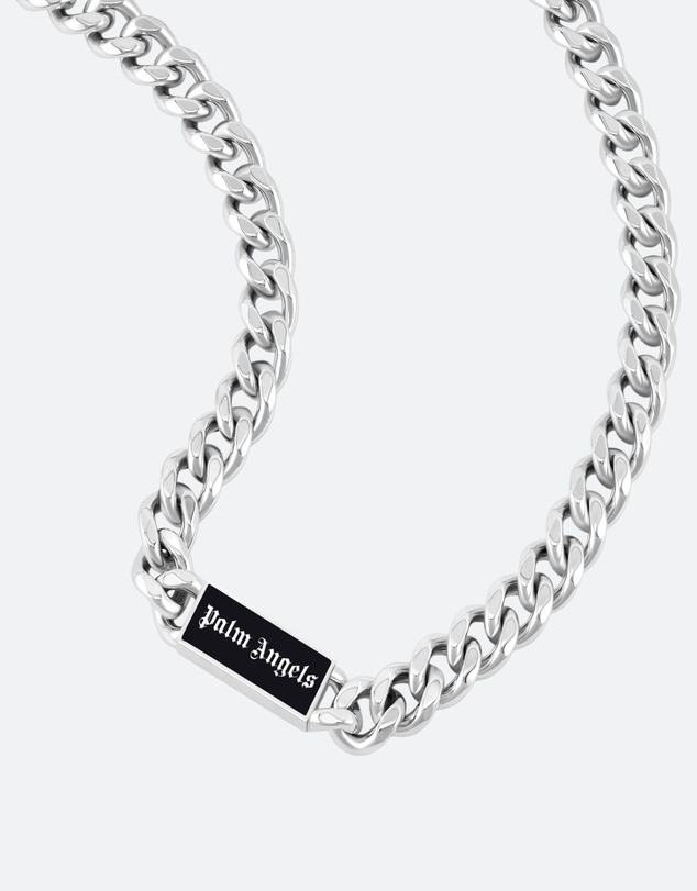 Palm Angels - Martino SS Plaque Chain Necklace