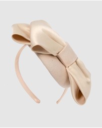 Max Alexander - Felt Winter Pillbox Fascinator with Bow