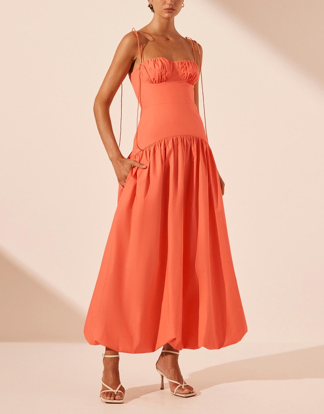 Shona Joy - Maiori Gathered Bubble Midi Dress