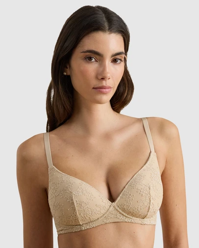 Lauren by Ralph Lauren - Everyday Lace Lightly-Padded Bralette