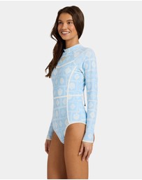 Roxy - Womens Go Girls Surf Long Sleeve One Piece Swimsuit