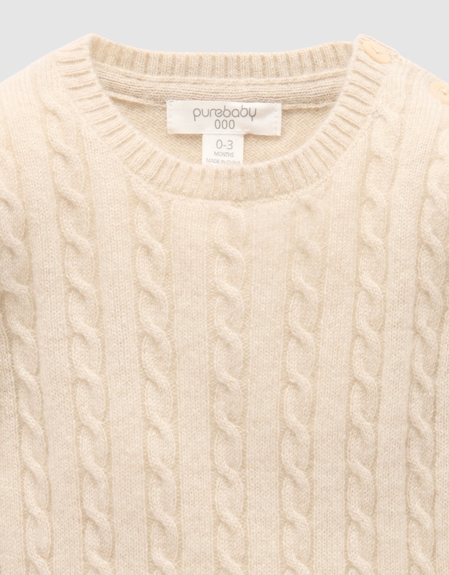 Purebaby - Cashmere Jumper -Kids-Babies