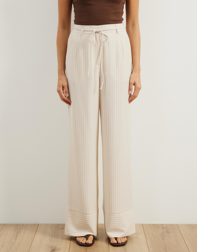 Atmos&Here - Marin Pinstripe Tailored Pants