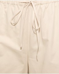 Dazie - Mist Drawstring Wide Leg Pants