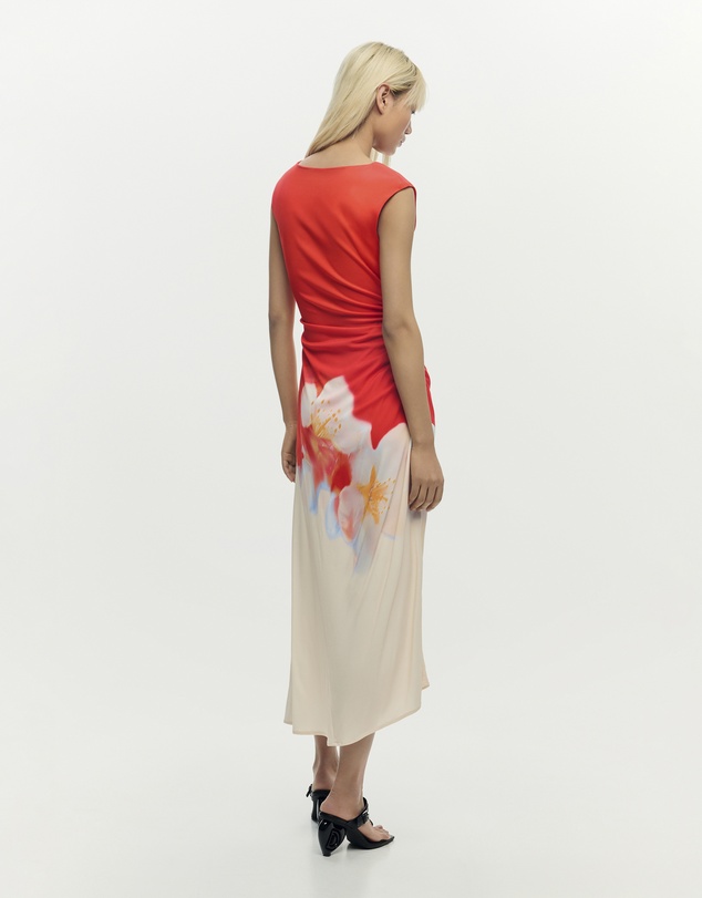 Desigual - Two-tone floral dress