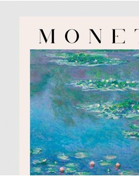 Inka Arthouse - Water Lilies by Claude Monet Art Print