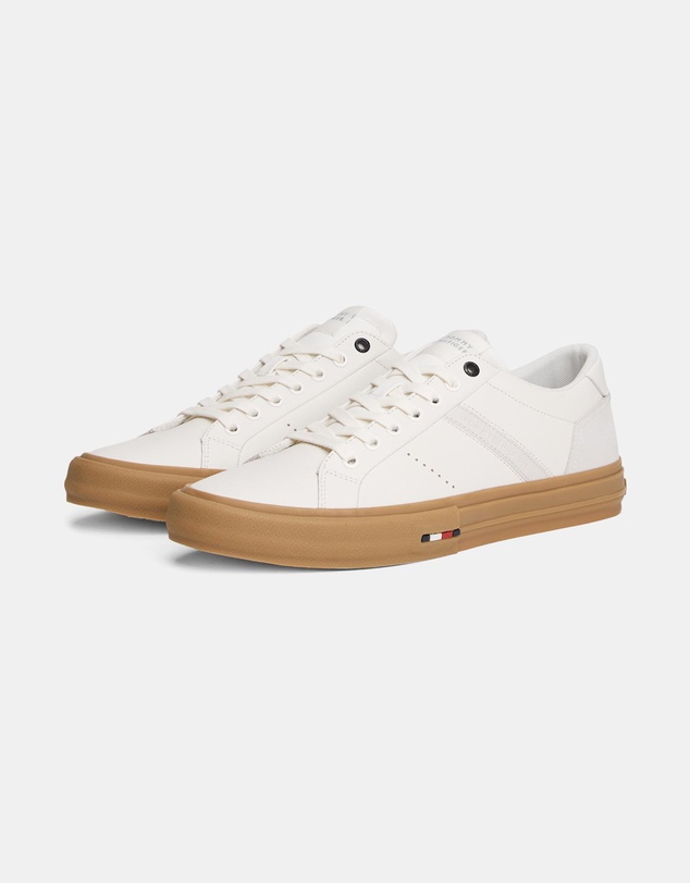 Tommy Hilfiger - Harlem Leather Low-Top Sneakers - Men's
