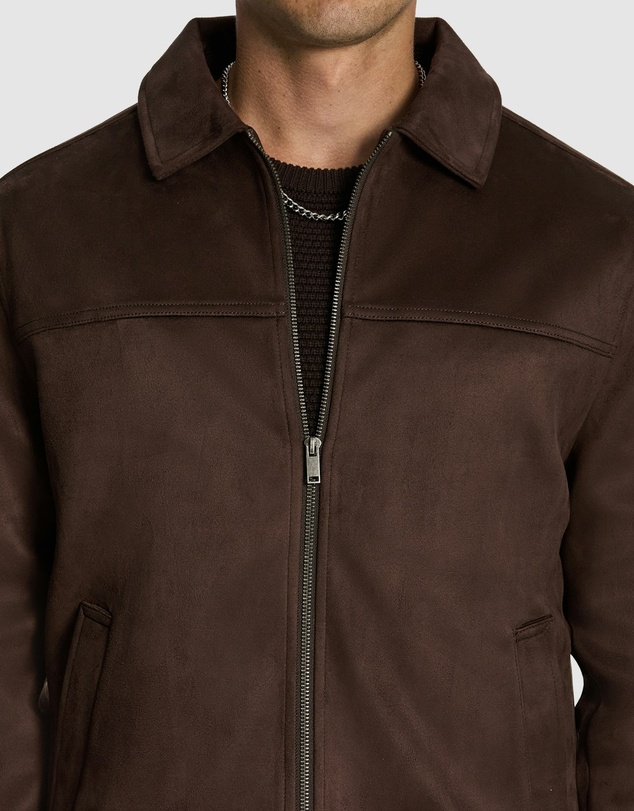 yd. - Sutherland Faux Suede Jacket