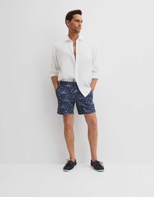 Country Road - Recycled Polyester Beach Print Swim Short