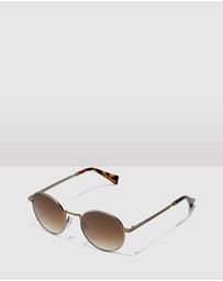 Hawkers Co - HAWKERS - Gold Havana MOMA Sunglasses for Men and Women UV400