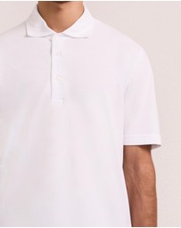 Frescobol Carioca - Luca Cotton Piquet SS Button Up Polo
