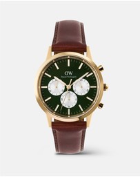 Daniel Wellington - Iconic Chronograph 42mm St Mawes Emerald Panda G