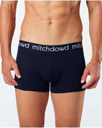 Mitch Dowd - Mens Bamboo Trunk 3 Pack - Navy