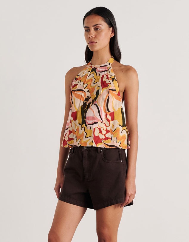 Jag - Lila Halter Top