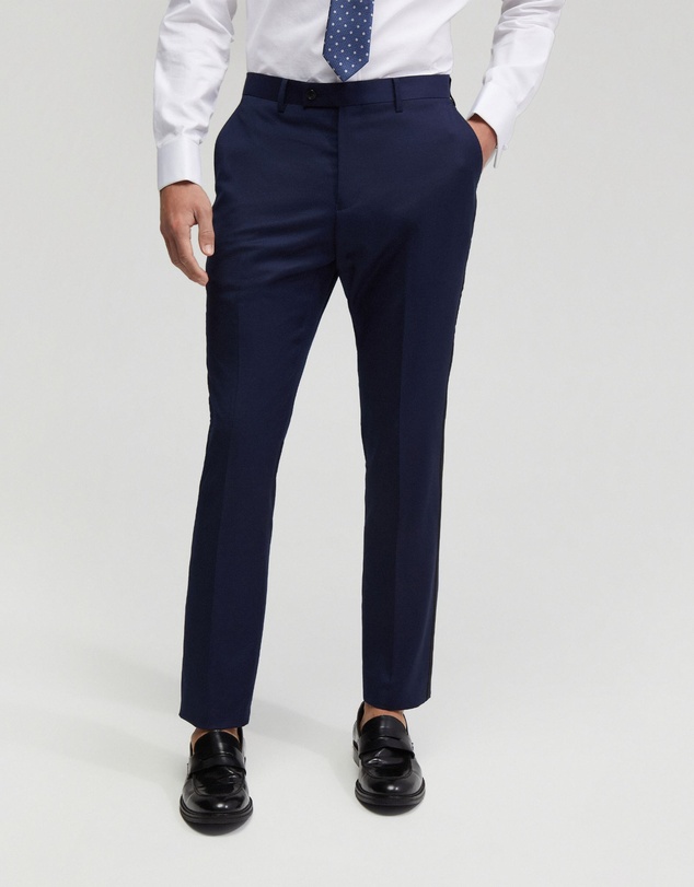 Oxford - Dinner Suit Trousers With Satin Tape