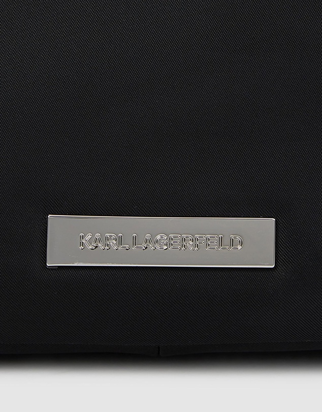 Karl Lagerfeld - Ikon Nylon Zip Shoulder Bag