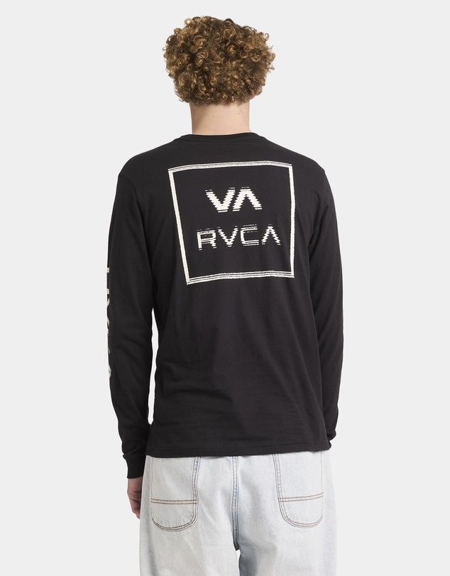RVCA - Mens Big RVCA Glitch Long Sleeve T-Shirt