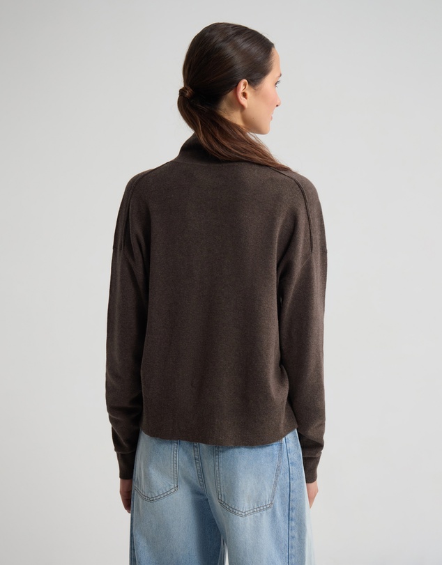 Oxford - Maddison Funnel Collar Cardigan
