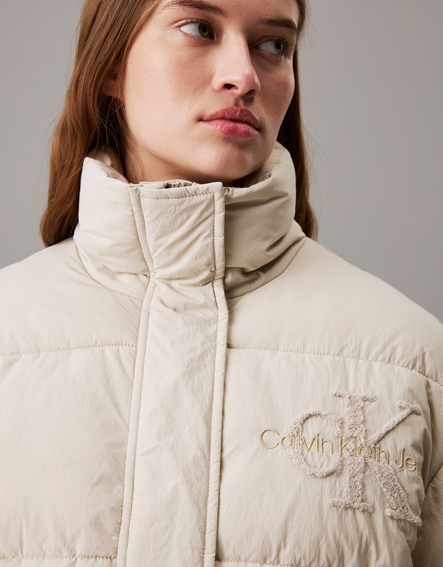 Calvin Klein Jeans - Relaxed Chenille Logo Puffer Jacket