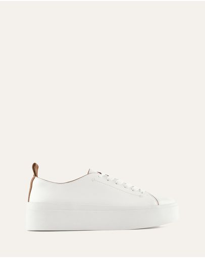 WHITE LEATHER