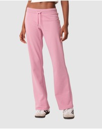 EDIKTED - Malibu Straight Flared Sweatpants