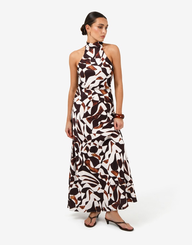 Forcast - Hazel Printed A-line Skirt