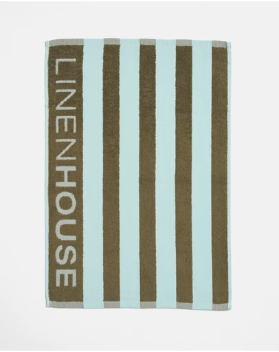 Linen House - Linen House Logo Stripe Tea Towel