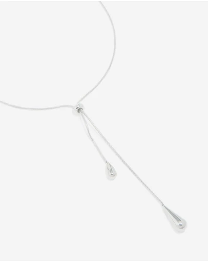Lovisa - Waterproof Stainless Steel Pull Through Lariat Necklace