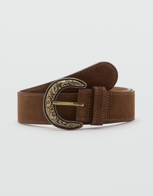 M.N.G - Suede Effect Belt