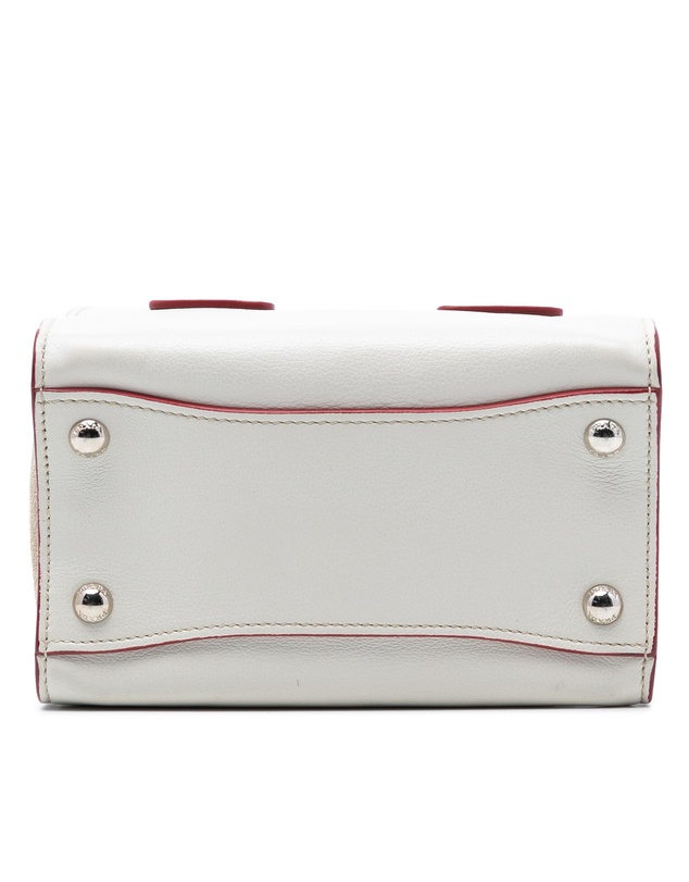 Pre-Loved by Azura Reborn - Pre-Loved Mini Scamosciato Trimmed Glace Calf Twin Pocket Satchel