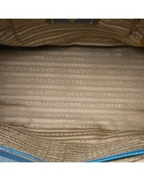 Pre-Loved by Azura Reborn - Pre-Loved Saffiano Trimmed Canvas Canapa Logo Double Zip Satchel
