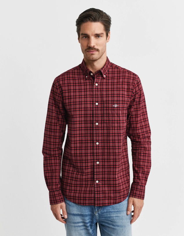 Gant - Regular Fit Classic Checked Poplin Shirt
