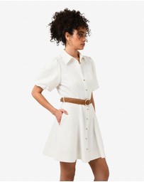 Forcast - Amera Utility Mini Belt Dress