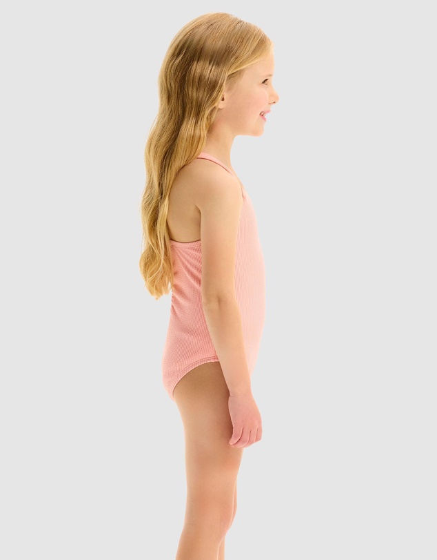 Seafolly - Textured Gathered One Piece - Kids