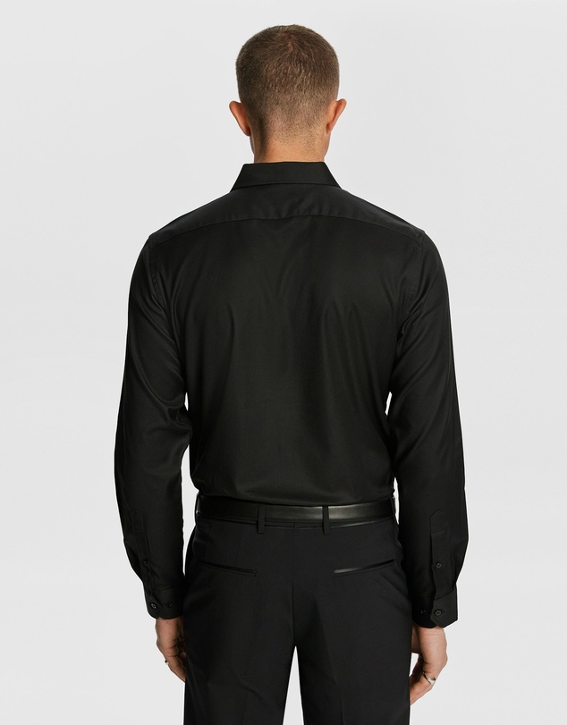 yd. - Maximum Two Ply Cotton Premium Slim Dress Shirt