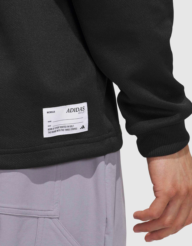 adidas Performance - LS Knit Sweat Polo Shirt