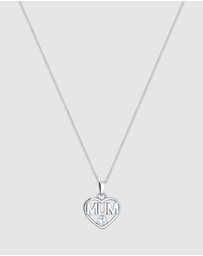 Elli Jewelry - Necklace Mother Child Pendant with Swarovski&reg; Crystals in 925 Sterling Silver