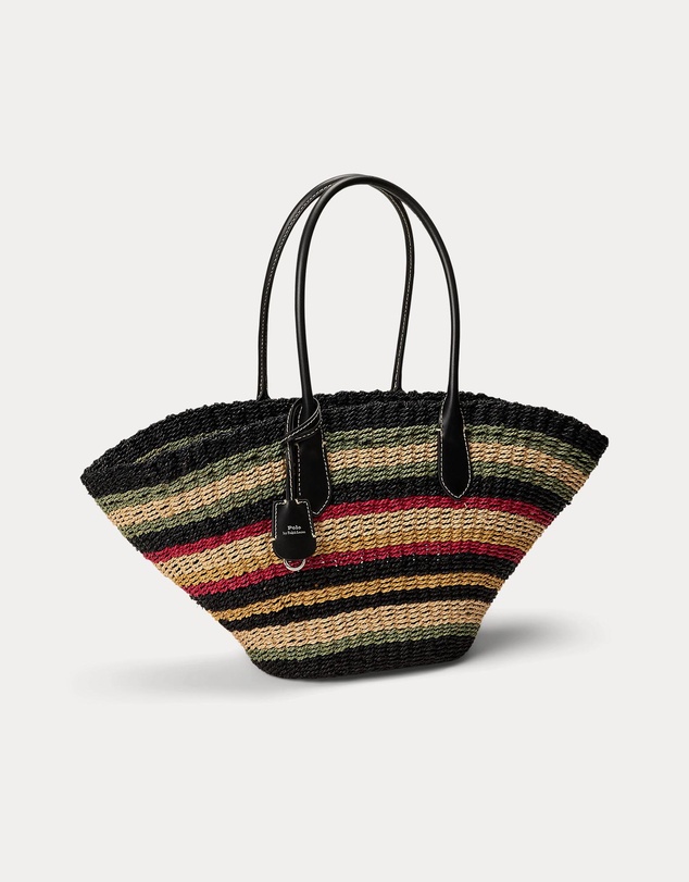 Polo Ralph Lauren - Bellport Raffia Basket Tote Bag